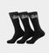 Stussy Graffiti Crew Sock 3 Pack Black