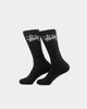 Stussy Graffiti Crew Sock 3 Pack Black