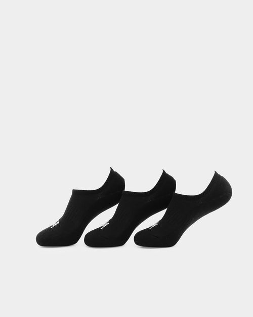 Stussy Graffiti No-Show Socks 3 Pack  Black