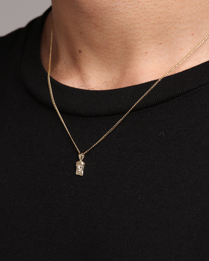 Mister Mini Jesus Piece Pendant 14KT Gold