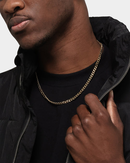 Saint Morta Cuban Link 5MM Chain Gold