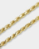 House Of Auric Rope 4mm 18" Chain 18k Gold Vermeil