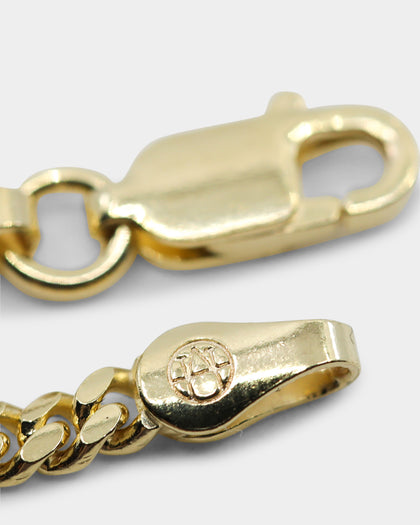 House Of Auric Cuban Link 4mm 20" Chain 18K Gold Vermeil
