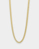 House Of Auric Franco 2.8mm 18" Chain 18k Gold Vermeil