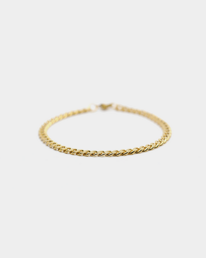 Saint Morta 5MM Cuban Bracelet Gold