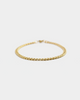 Saint Morta 5MM Cuban Bracelet Gold