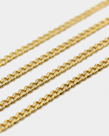 Saint Morta 5MM Cuban Bracelet Gold