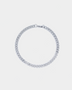 Saint Morta 5MM Cuban Bracelet White Gold