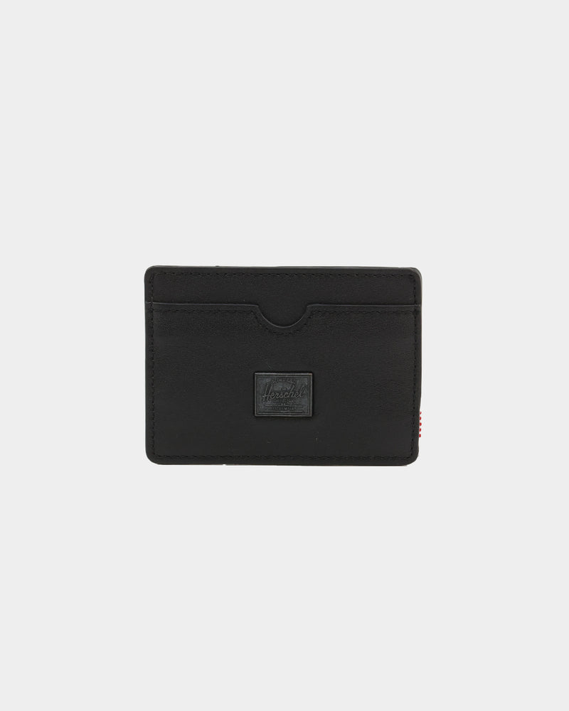 Herschel Bag Co. Charlie Leather RFID Wallet Black