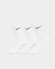 Nike Everyday Cotton Cushioned Crew Socks 3 Pack White