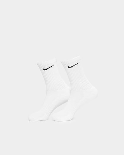 Nike Everyday Cotton Cushioned Crew Socks 3 Pack White