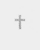 Saint Morta Saint Cross Earring Iced White Gold