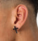 Saint Morta Saint Cross Earring Iced Black