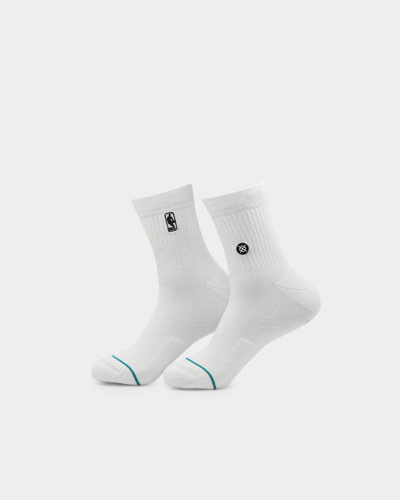 Stance Logoman ST QTR NBA Sock White