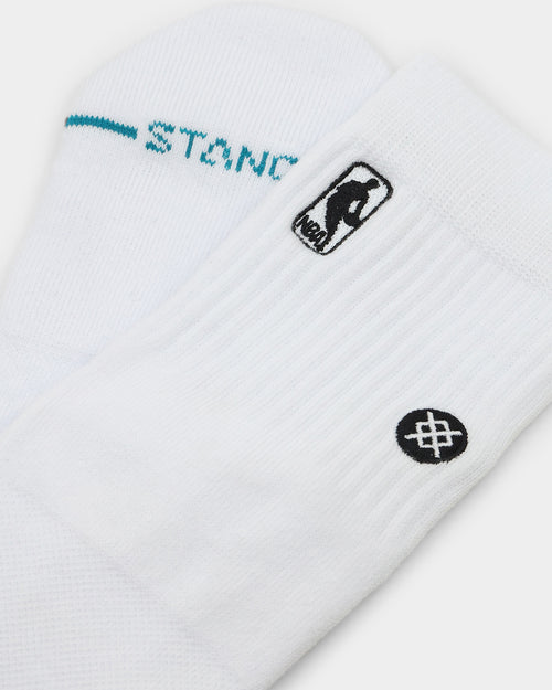 Stance Logoman ST QTR NBA Sock White
