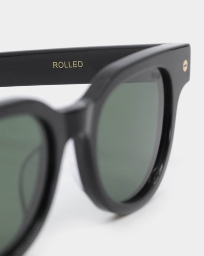 NUQE Men's Rolled Sunglasses Black