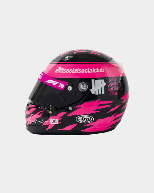 Anti Social Social Club Men's ASSC X UNDFTD X F1® x Arai SK-6 Helmet Black/Pink