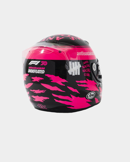 Anti Social Social Club Men's ASSC X UNDFTD X F1® x Arai SK-6 Helmet Black/Pink