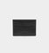 PYRA Men's Leather Card Wallet Black Leather