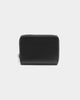 PYRA Men's Leather Zip Wallet Black Leather