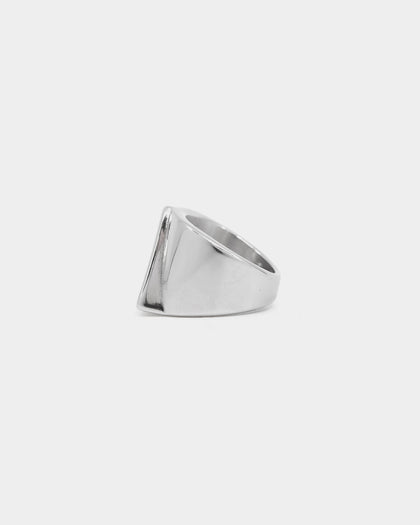 Dead Studios Men's Tri Stone Ring Stainless Steel/Black