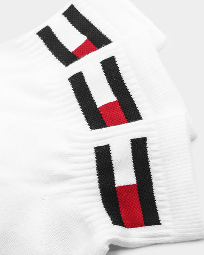 Tommy Jeans 3 Pack Quarter Socks Black