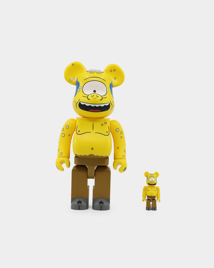 Medicom Toy Be@rbrick Simpsons X Be@rbricks 100% & 400% Collectible Set Yellow
