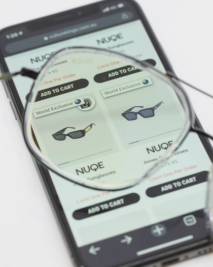 NUQE Men's Lee Bluelight Glasses Clear/Bluelight