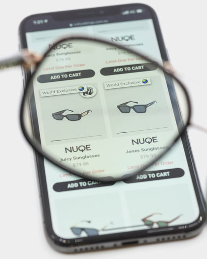 NUQE Men's Lee Bluelight Glasses Black/Bluelight