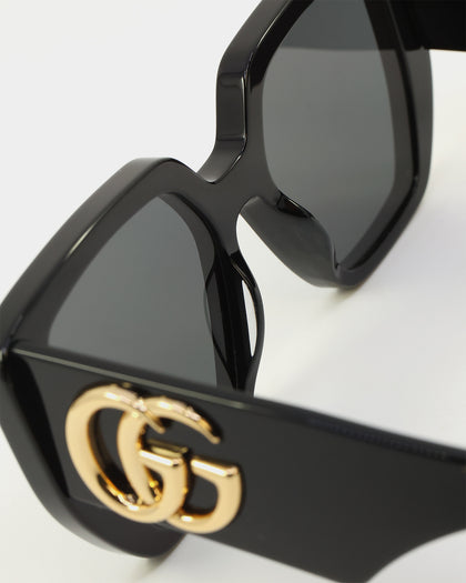 Gucci GG0956S-003 54 Sunglasses Black/Black/Grey