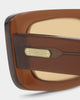 NUQE Fragment Sunglasses Brown Smoke