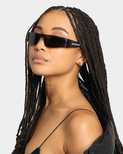 Balenciaga Mono Rectangle Sunglasses Grey