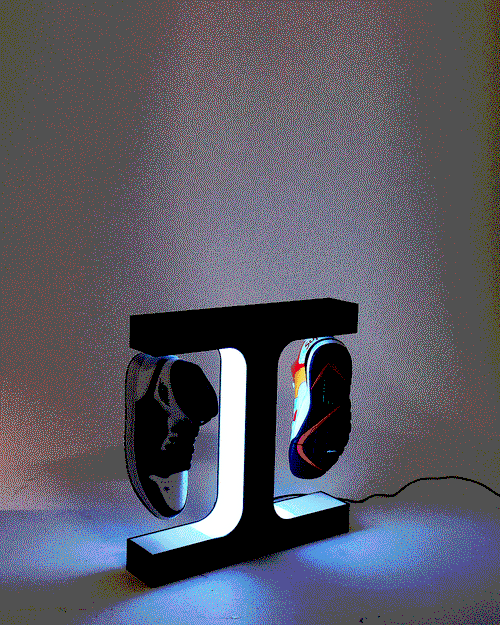 Sneaker Basel Stackable Magnetic Levitation Display Black