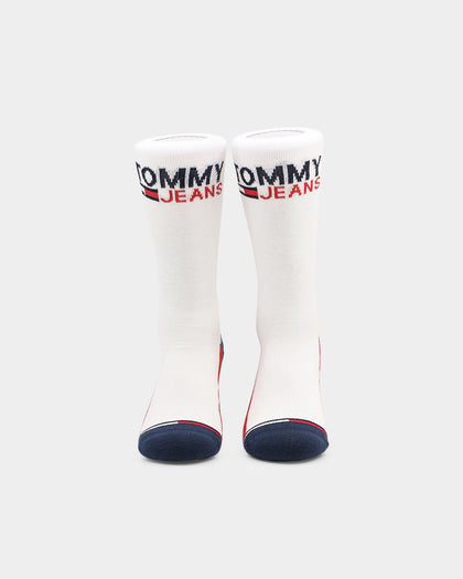 Tommy Jeans Vintage Cut Socks 2 Pack White