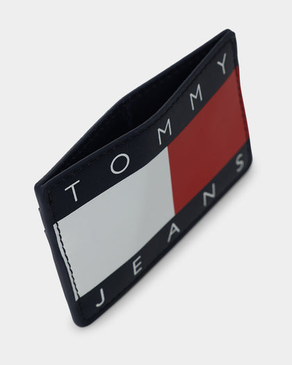 Tommy Jeans Card Wallet and Keychain Set Twilight Navy