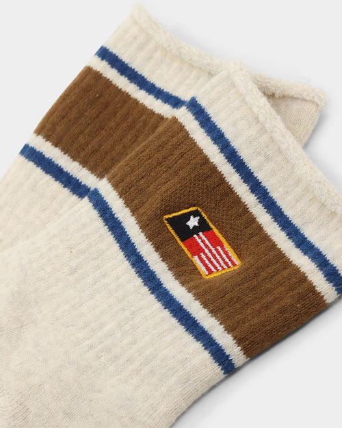 Honor The Gift Women's C-Fall Mid Retro Socks Mustard