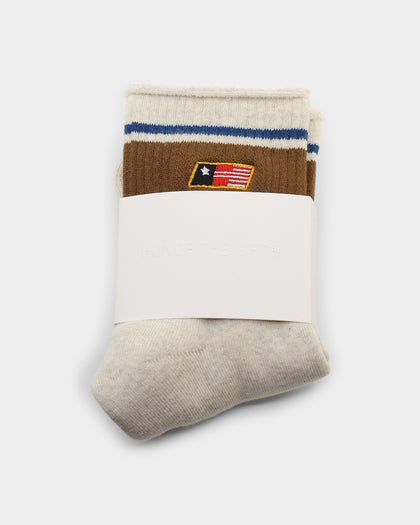 Honor The Gift Women's C-Fall Mid Retro Socks Mustard