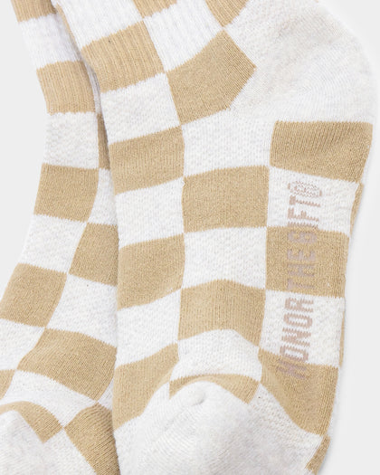 Honor The Gift Women's Jazz Jacquard Socks Tan