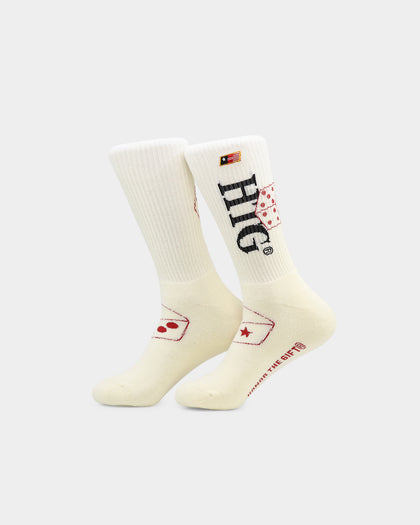 Honor The Gift Women's Lucky 7 Socks Bone
