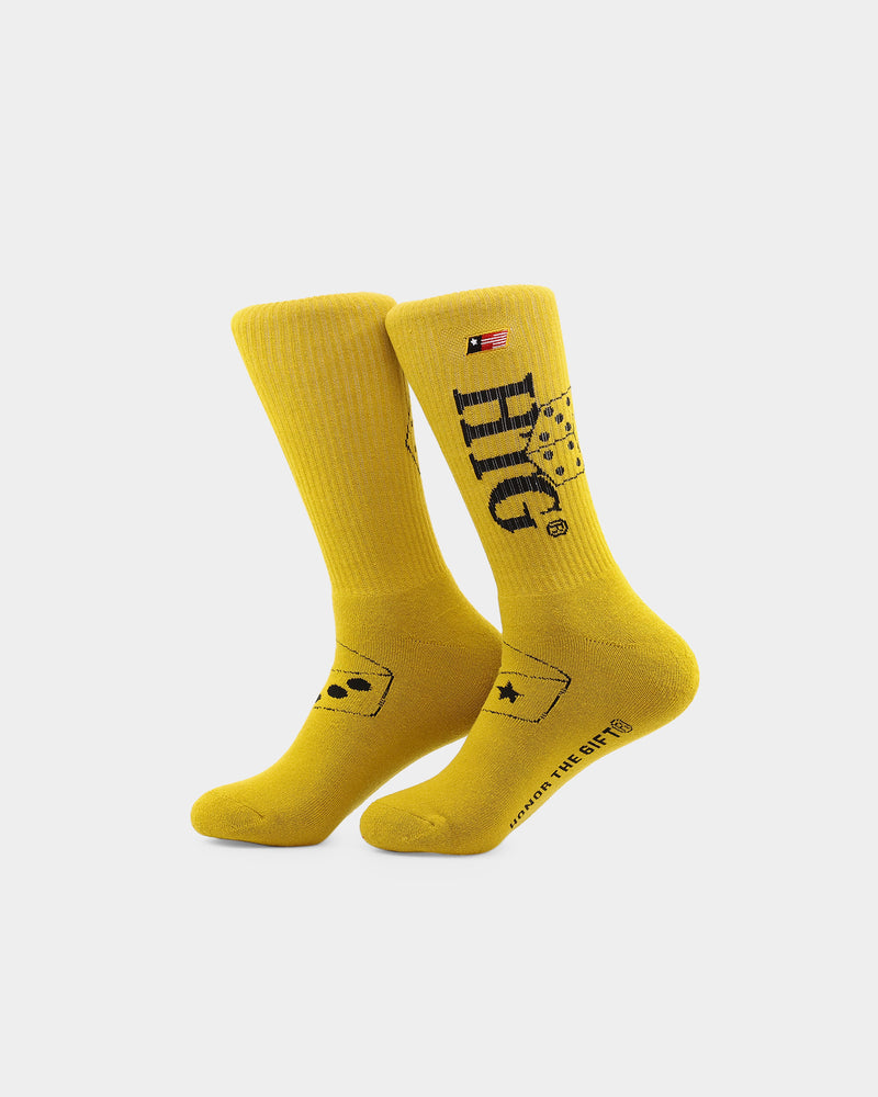 Honor The Gift Women's Lucky 7 Socks Mustard