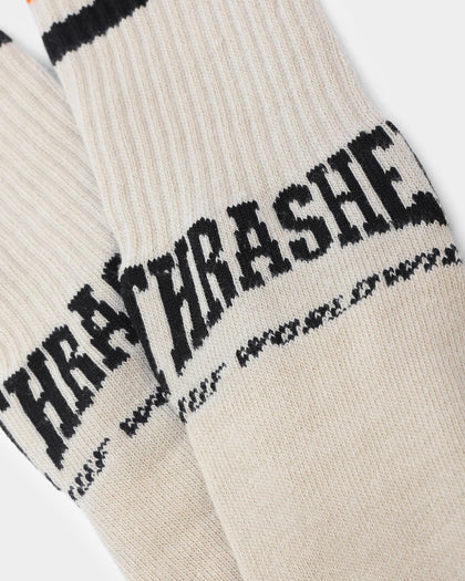 HUF X Thrasher Centerfield Socks Natural
