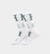 HUF Duality Socks White