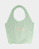 X-Girl Mills Logo Shopper Bag Lime
