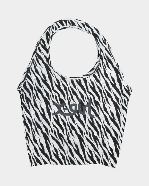 X-Girl Women's Mills Logo Shopper Bag Zebra