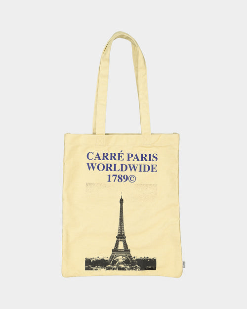 Carre Rosewide Vintage Tote Bag Off White