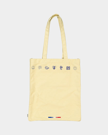 Carre Rosewide Vintage Tote Bag Off White