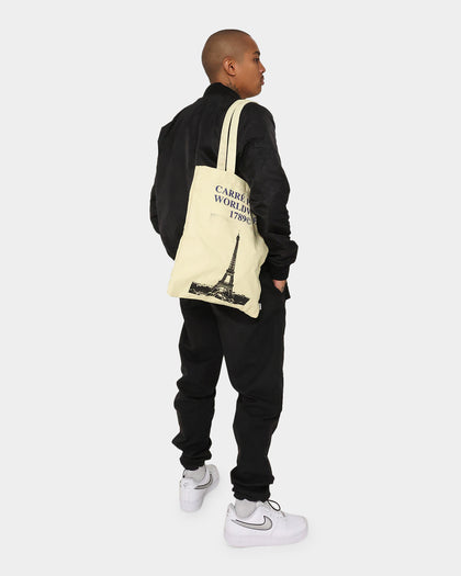 Carre Rosewide Vintage Tote Bag Off White