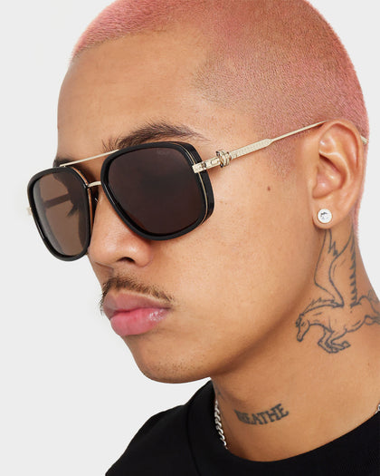 NUQE Quattro Sunglasses Black/Brown