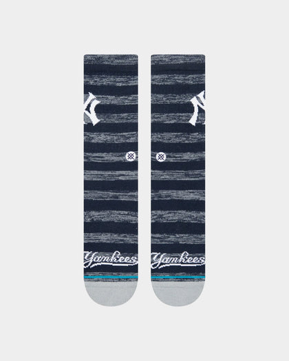 Stance X New York Yankees Twist Crew Socks Navy