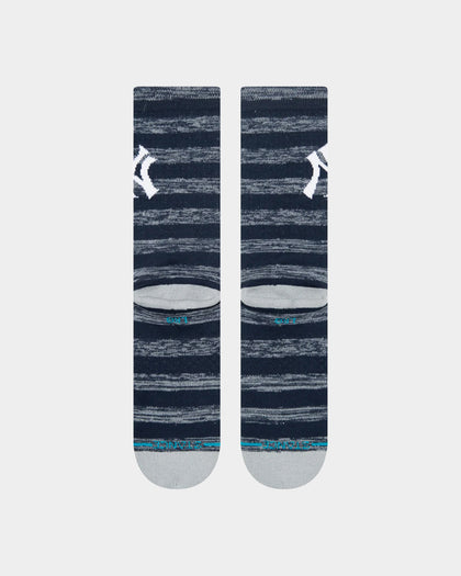 Stance X New York Yankees Twist Crew Socks Navy